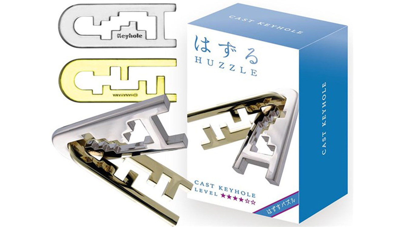 Hanayama L4 Cast Huzzle Brain Teaser Puzzle - Keyhole