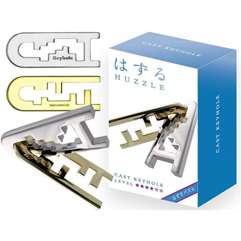 Hanayama L4 Cast Huzzle Brain Teaser Puzzle - Keyhole