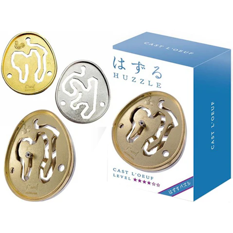 Hanayama L4 Cast Huzzle Brain Teaser Puzzle - L'oeuf