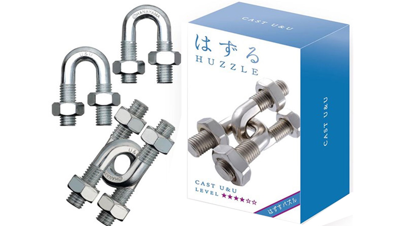 Hanayama L4 Cast Huzzle Brain Teaser Puzzle - U & U