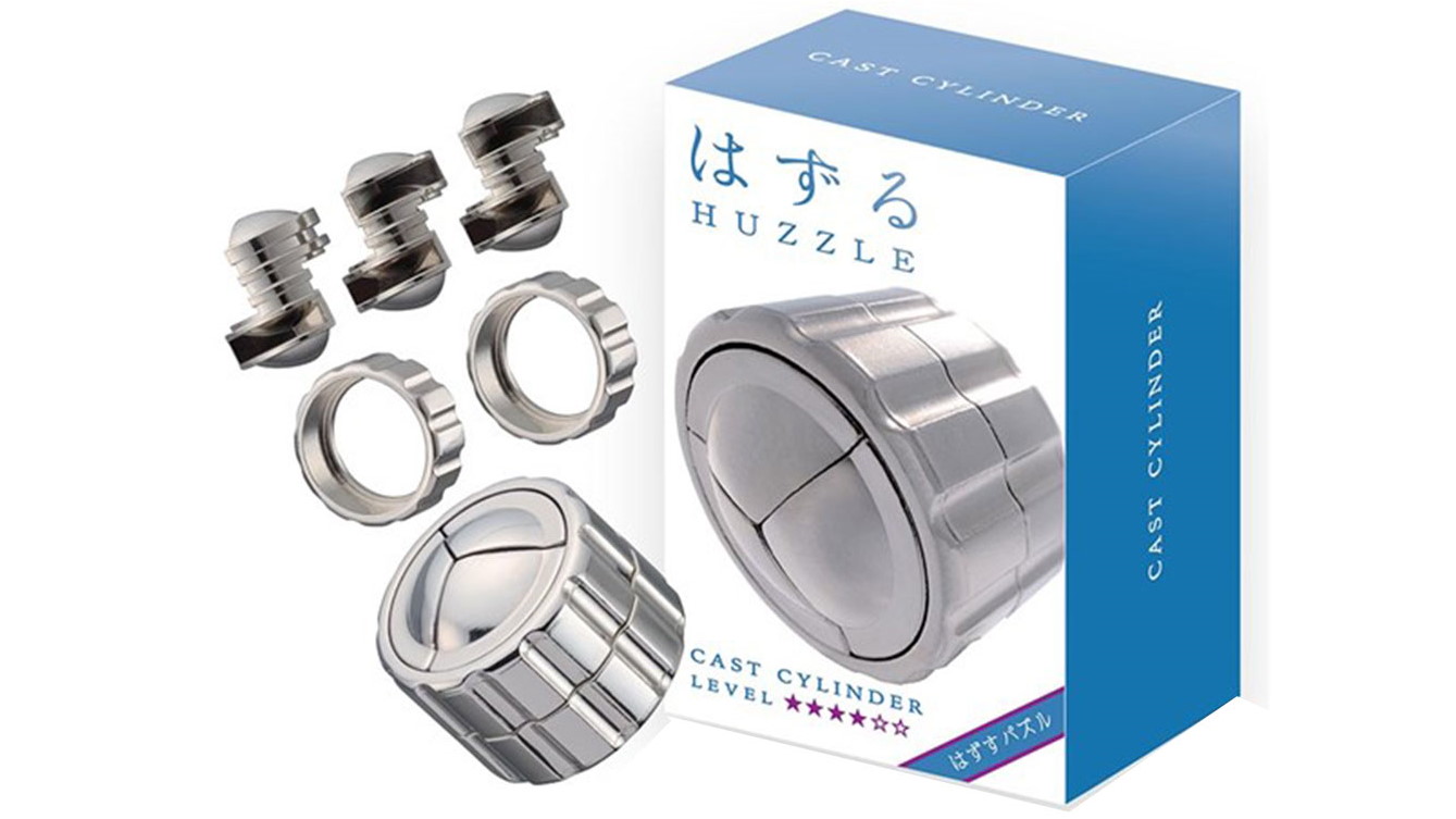 Hanayama L4 Cast Huzzle Brain Teaser Puzzle - Cylinder