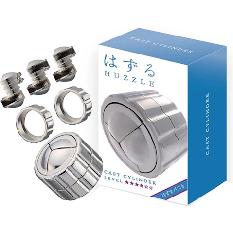 Hanayama L4 Cast Huzzle Brain Teaser Puzzle - Cylinder