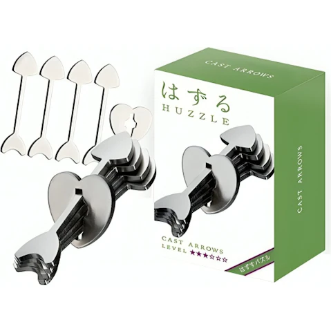 Hanayama L3 Cast Huzzle Brain Teaser Puzzle - Arrows