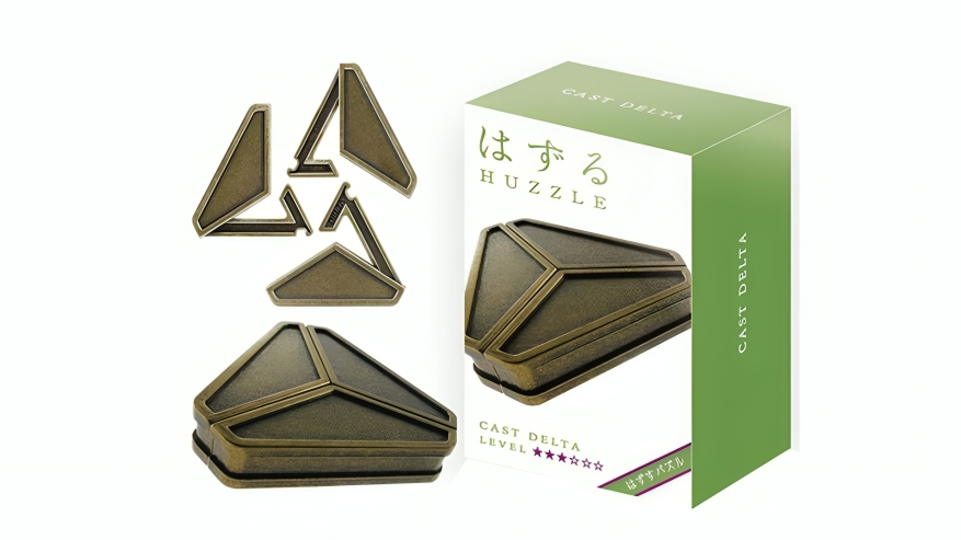 Hanayama L3 Cast Huzzle Brain Teaser Puzzle - Delta