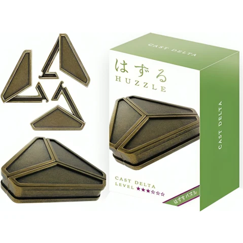 Hanayama L3 Cast Huzzle Brain Teaser Puzzle - Delta