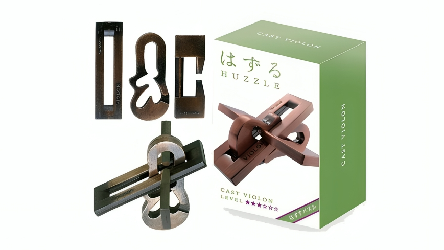 Hanayama L3 Cast Huzzle Brain Teaser Puzzle - Violin