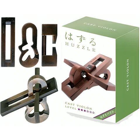 Hanayama L3 Cast Huzzle Brain Teaser Puzzle - Violin