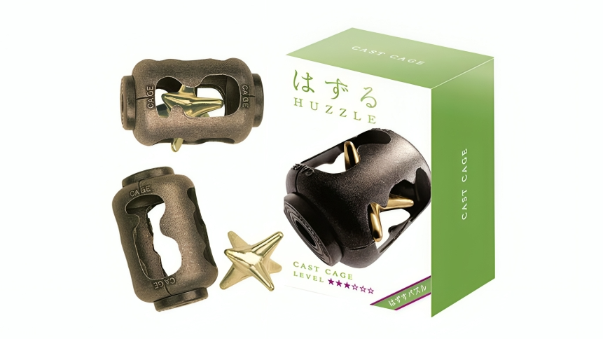 Hanayama L3 Cast Huzzle Brain Teaser Puzzle - Cage