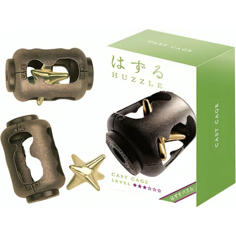 Hanayama L3 Cast Huzzle Brain Teaser Puzzle - Cage