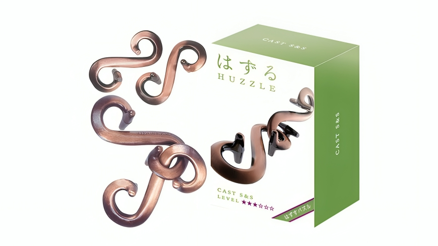 Hanayama L3 Cast Huzzle Brain Teaser Puzzle - S and S