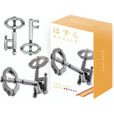 Hanayama L2 Cast Huzzle Brain Teaser Puzzle - Key II
