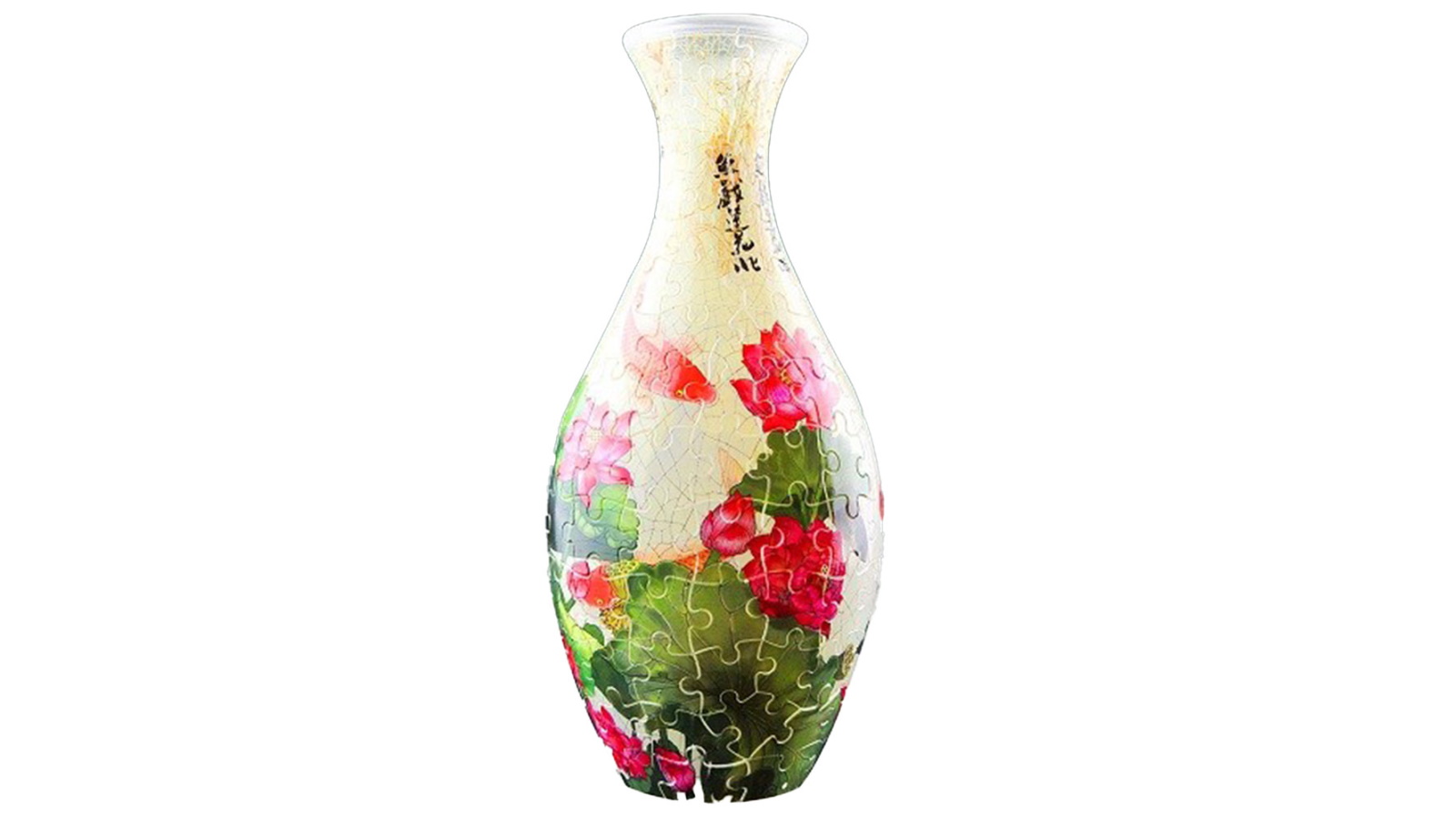 Pintoo Carp with Lotus 160-Piece 3D Vase Jigsaw Puzzle