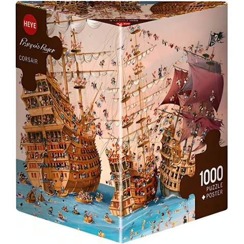 Heye 1000 Piece Ruyer Triangular Jigsaw Puzzle - Corsair