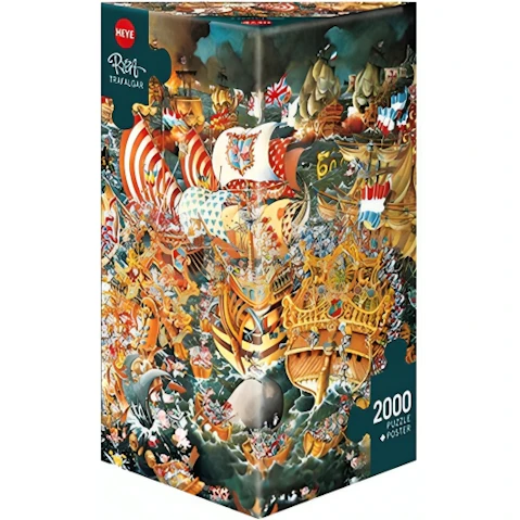 Heye 2000 Piece Triangular Jigsaw Puzzle - Trafalgar