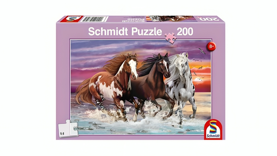 Schmidt Spiele 200 Piece Jigsaw Puzzle - Wild Horses