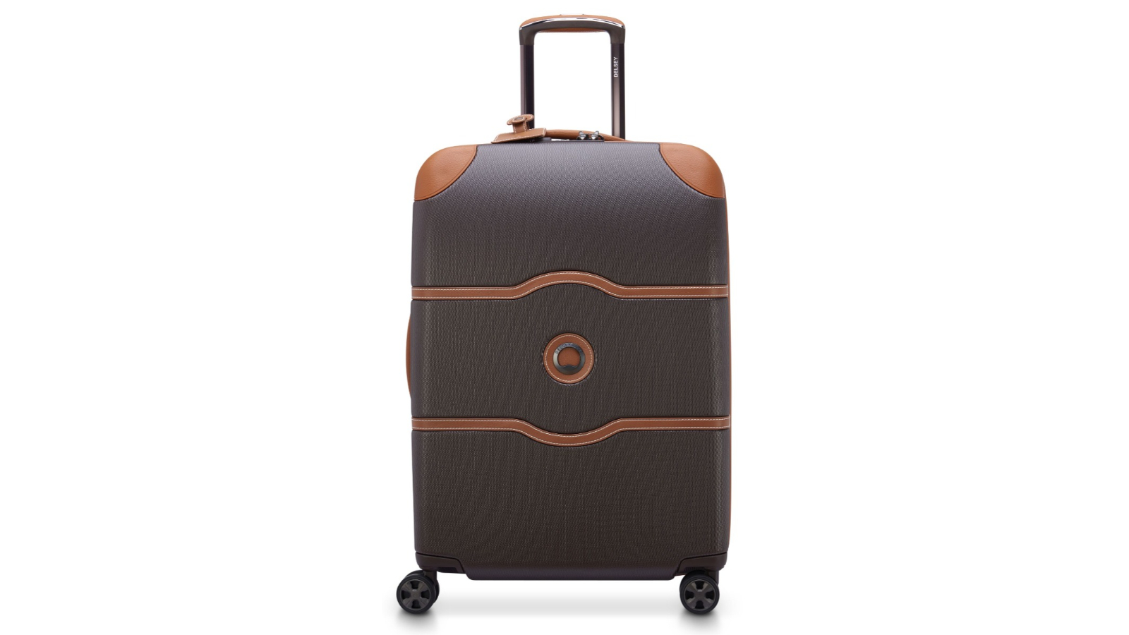 Delsey Chatelet Air 2.0 4 Double Wheel Trolley Case Chocolate - 66cm