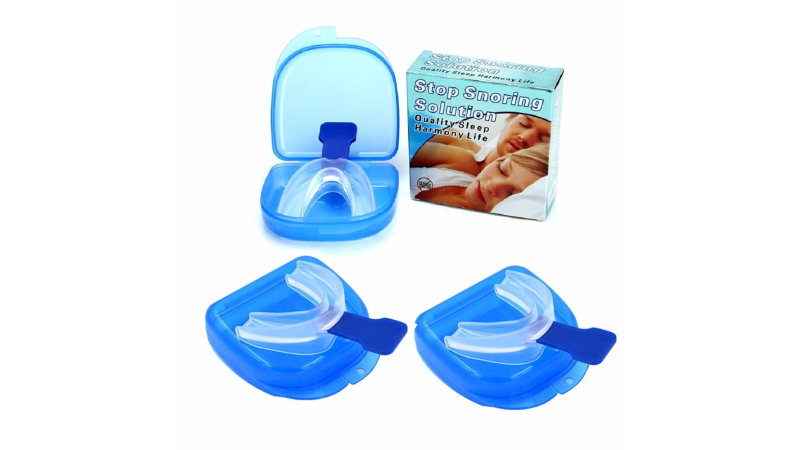 Social Hike 3 Piece Adjustable Anti-Snoring Mouthguard