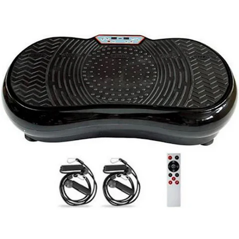Eilison Fitness Exercise Vibration Platform Machine Whole Body Gym Plate - Black