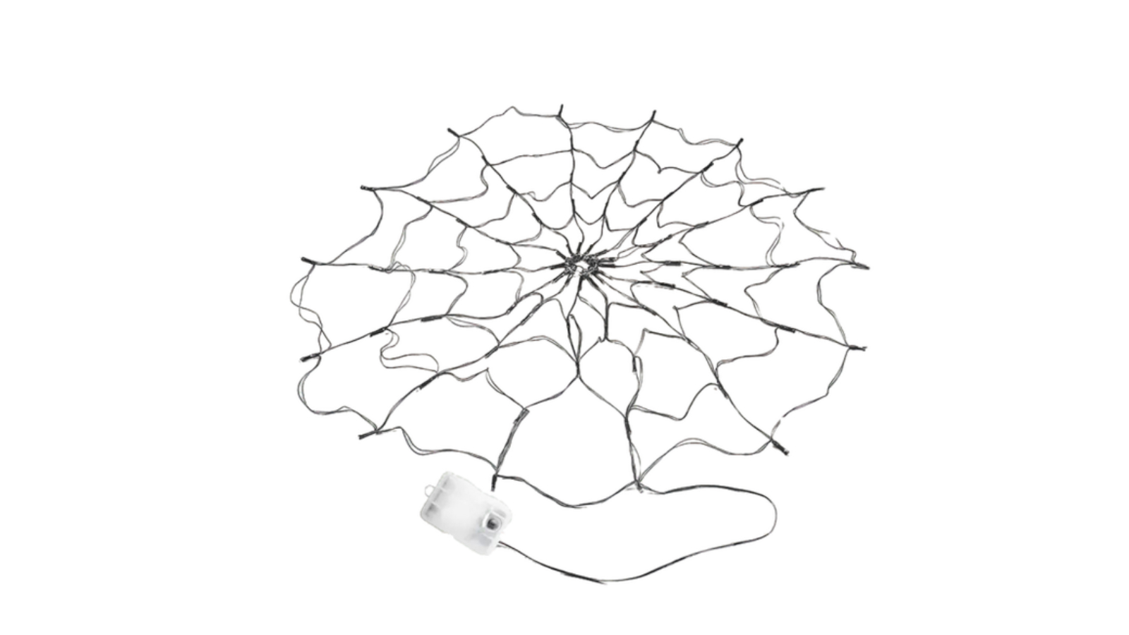 TM Spiderweb Glow Warm LED Decor