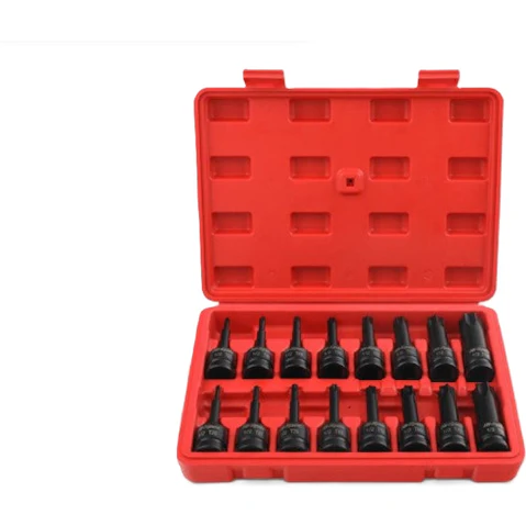AUPK Set of 16 Impact Torx Bit Socket