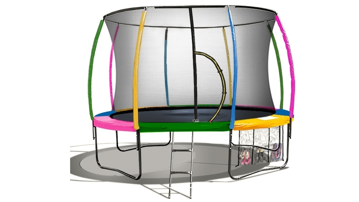 Kahuna 16ft Trampoline - Rainbow