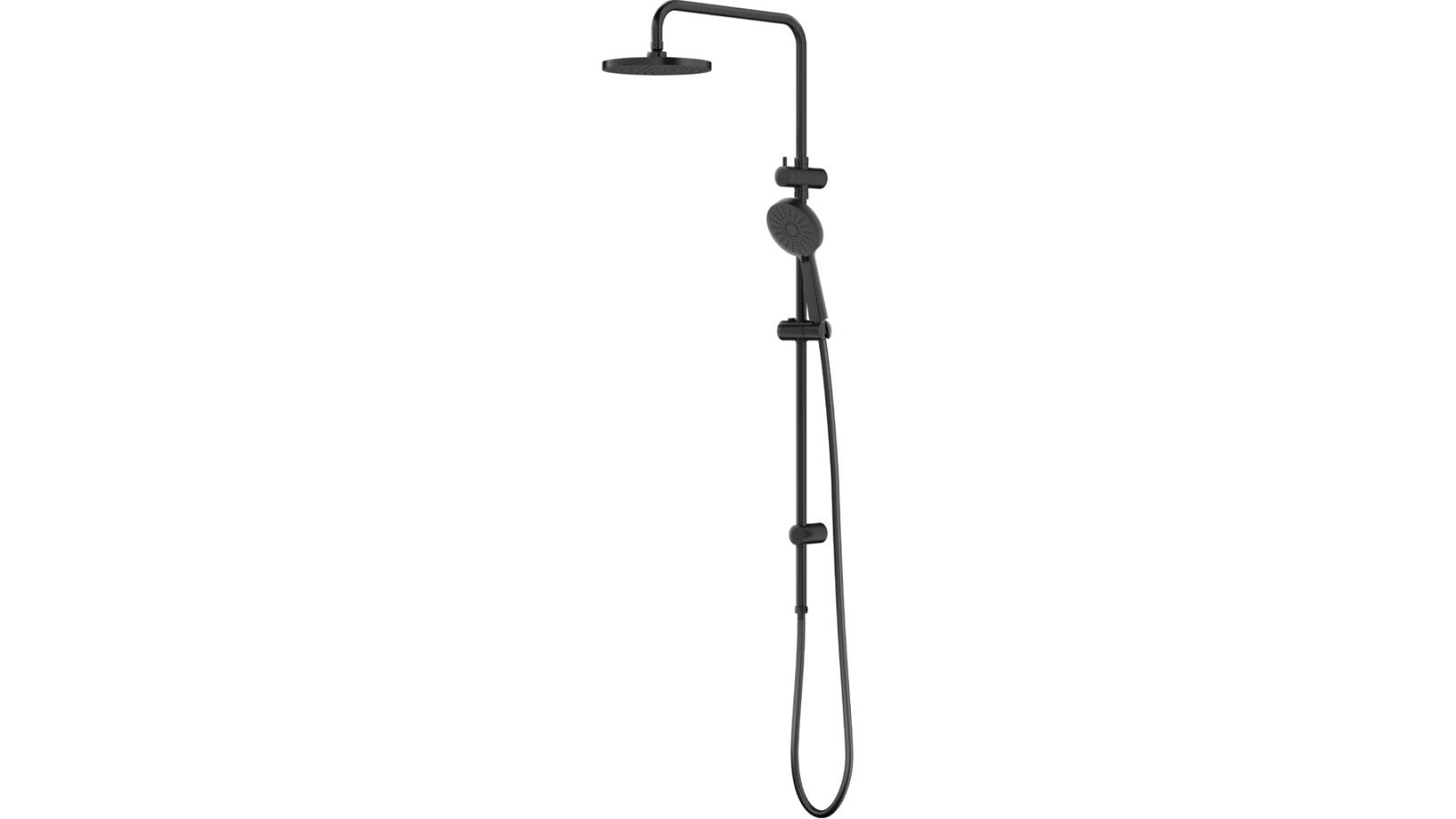 Methven Krome Twin Shower System - Matte Black