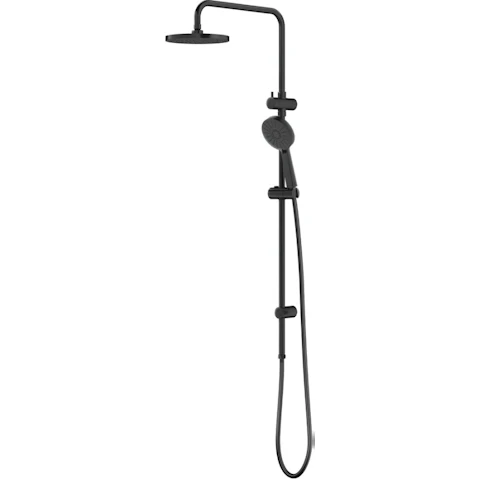 Methven Krome Twin Shower System - Matte Black