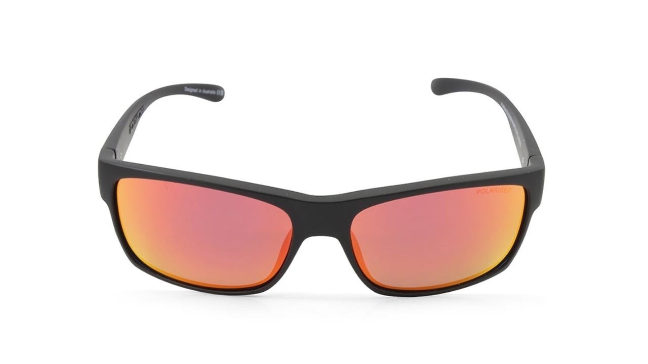 Dirty Dog 53568 Unisex Furnace Polarised Sunglasses - Black/Red