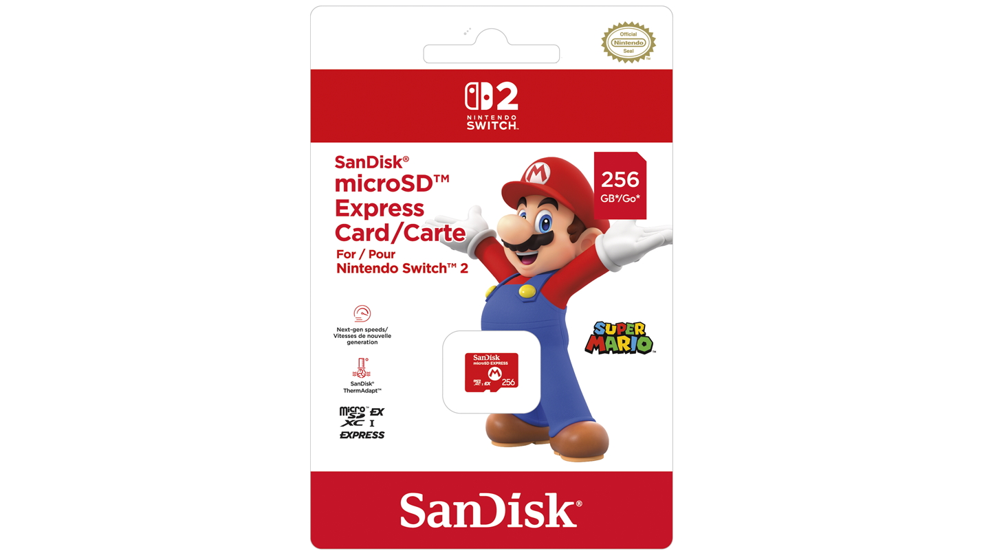 SanDisk 256GB microSD Express Card for Nintendo Switch Harvey