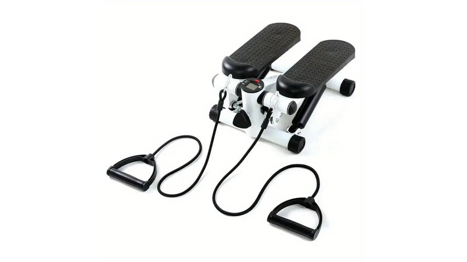 NNETM Compact Hydraulic Fitness Stair Stepper with Resistance Band