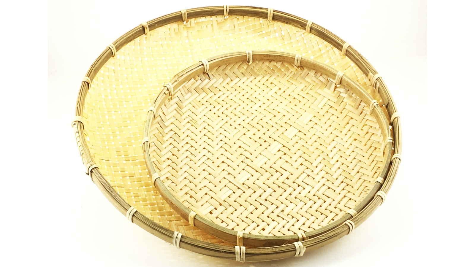Nova Star Bamboo Tray Set - 2-Piece