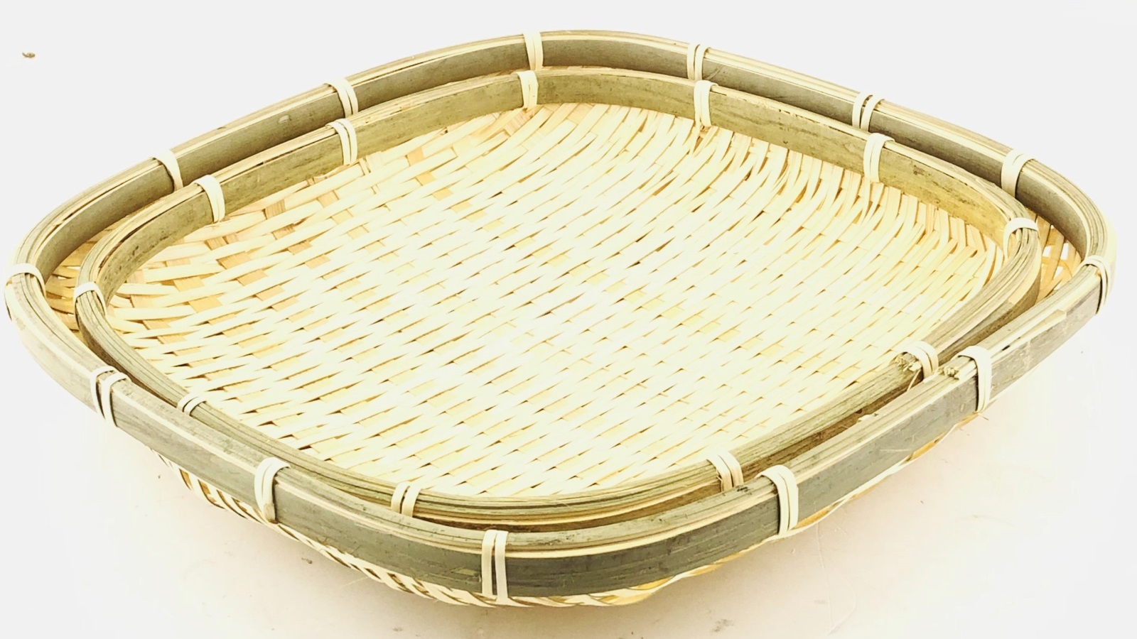 Nova Star Bamboo Square Tray Set - 2-Piece