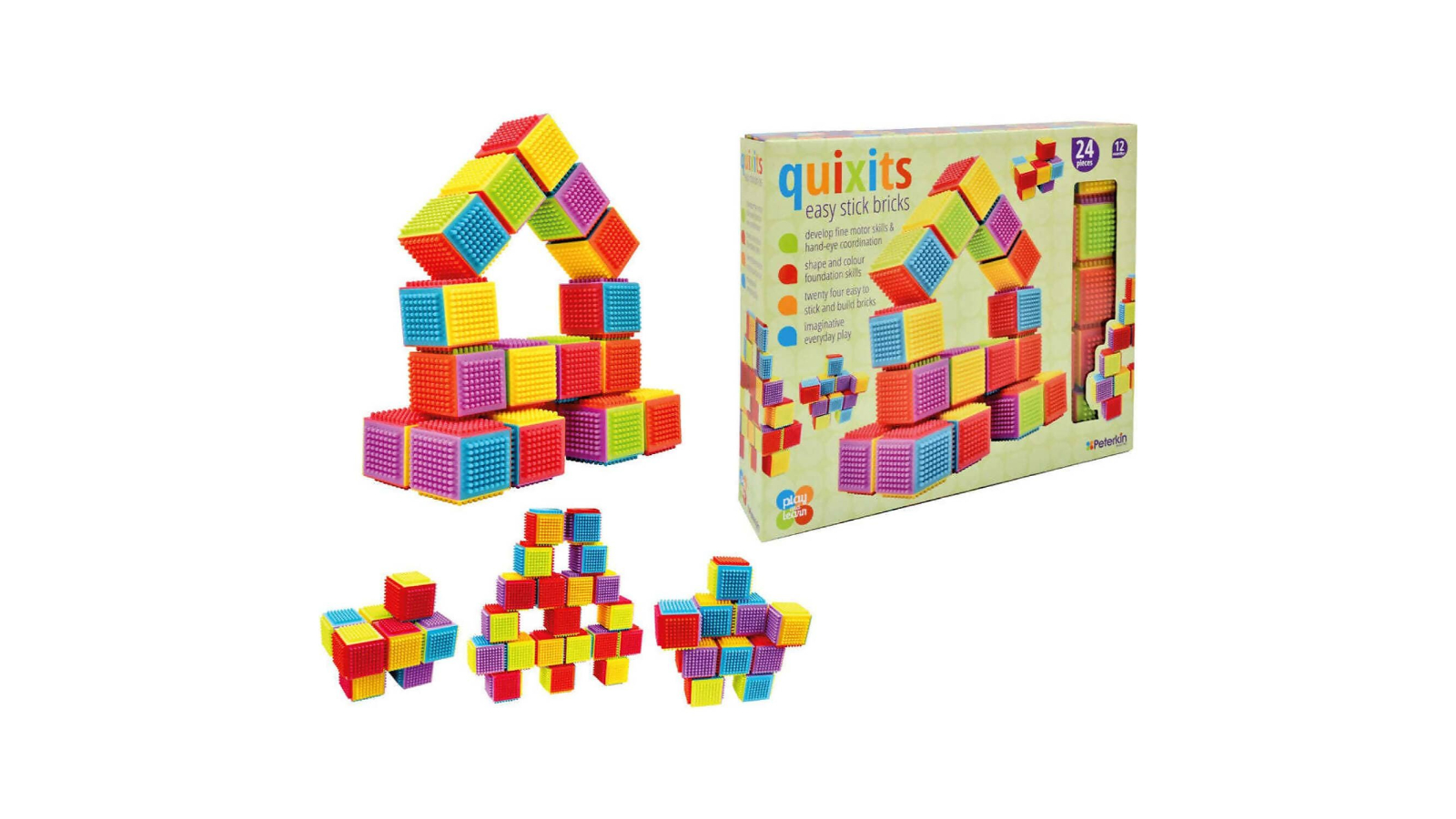 Peterkin Quixit Play and Learn Easy Stick Brick