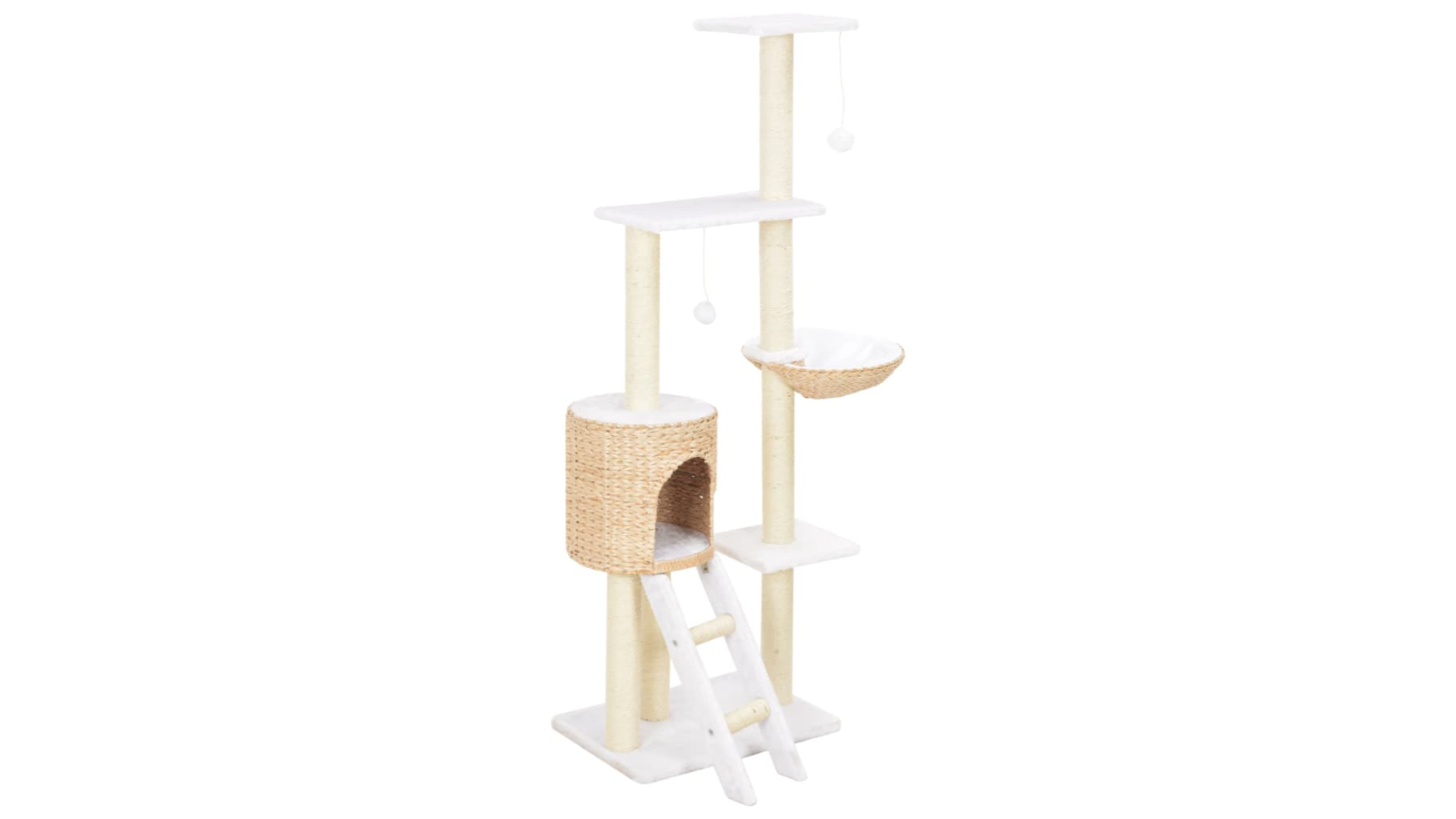 vidaXL Seagrass Cat Tree with Sisal Scratching Post