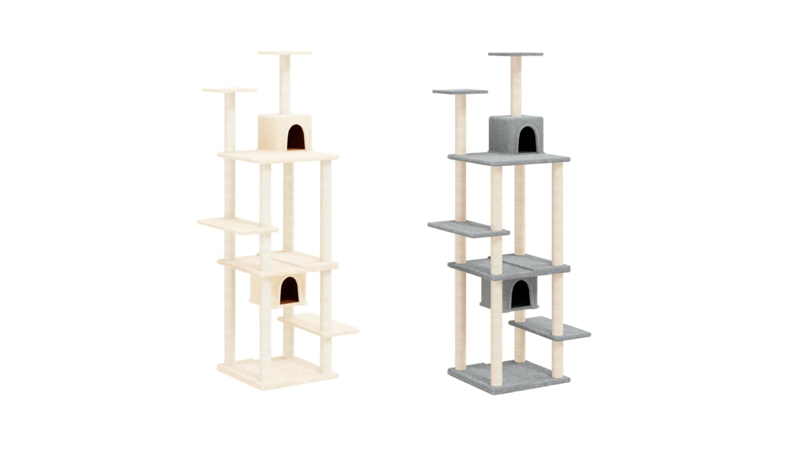 vidaXL 176cm Cat Tree with Sisal Scratching