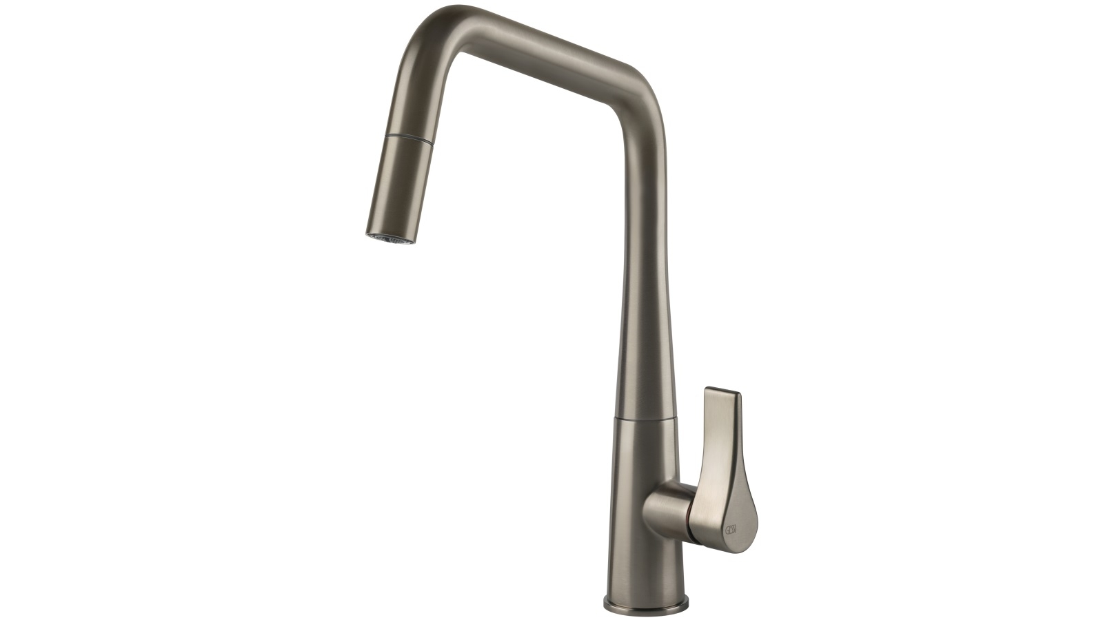 Gessi Proton Kitchen Mixer with Pull Out Spray Brushed Nickel