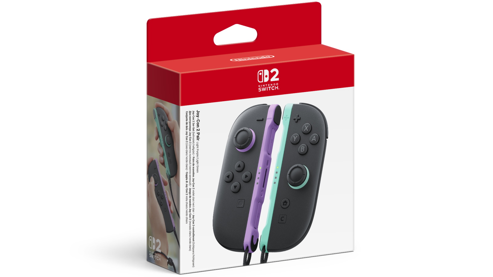 Nintendo Switch Joy-Con 2 Pair - Light Purple/Light Green | Harvey