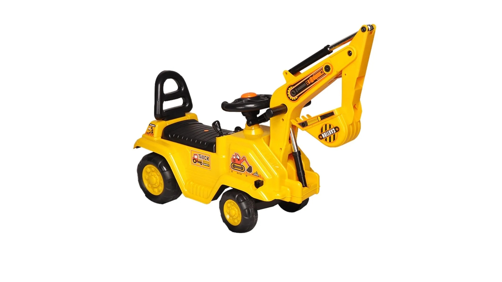 Childrens Ride On Excavator Digger Toy