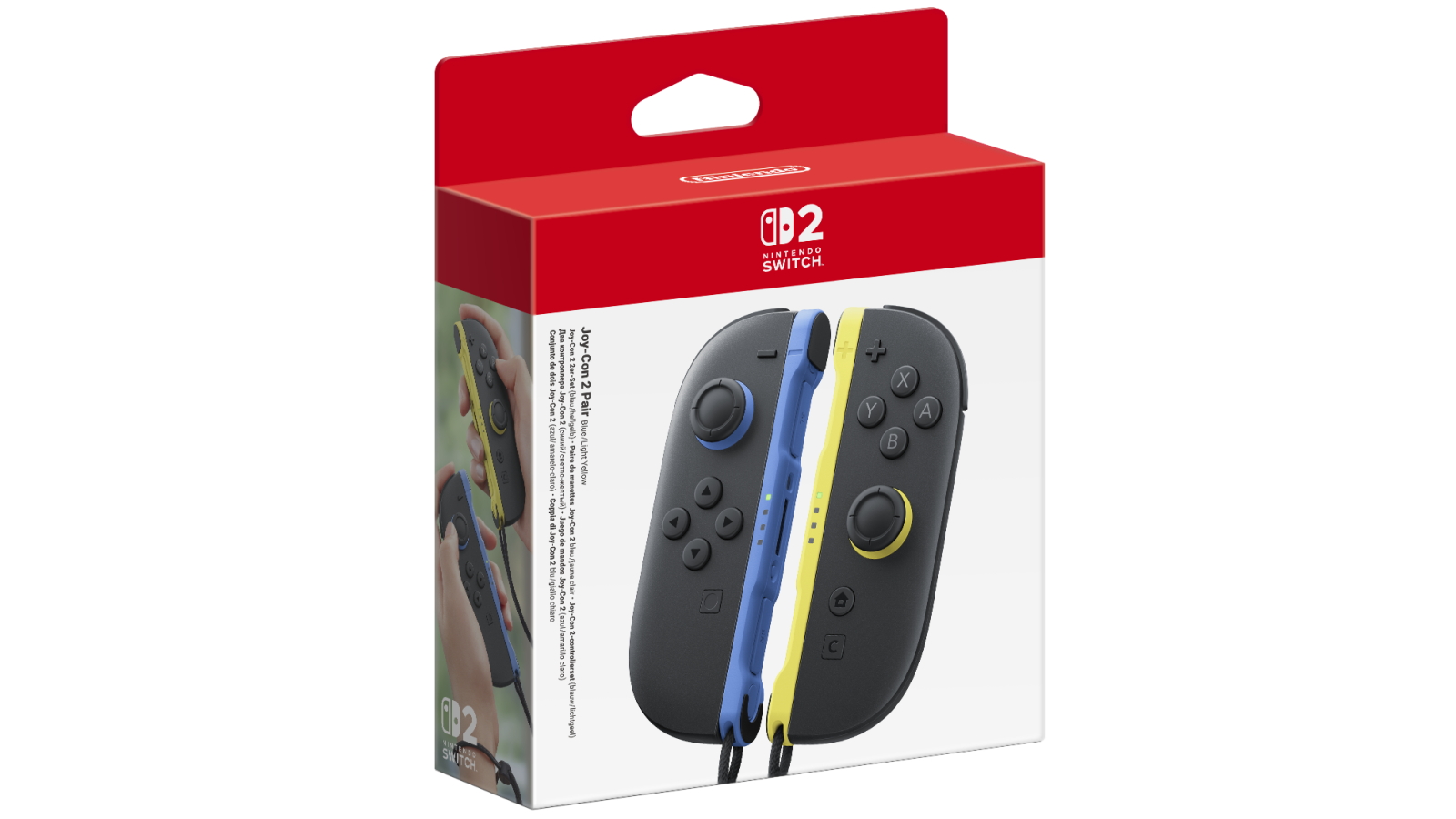 Nintendo Switch Joy-Con 2 Pair - Blue/Light Yellow