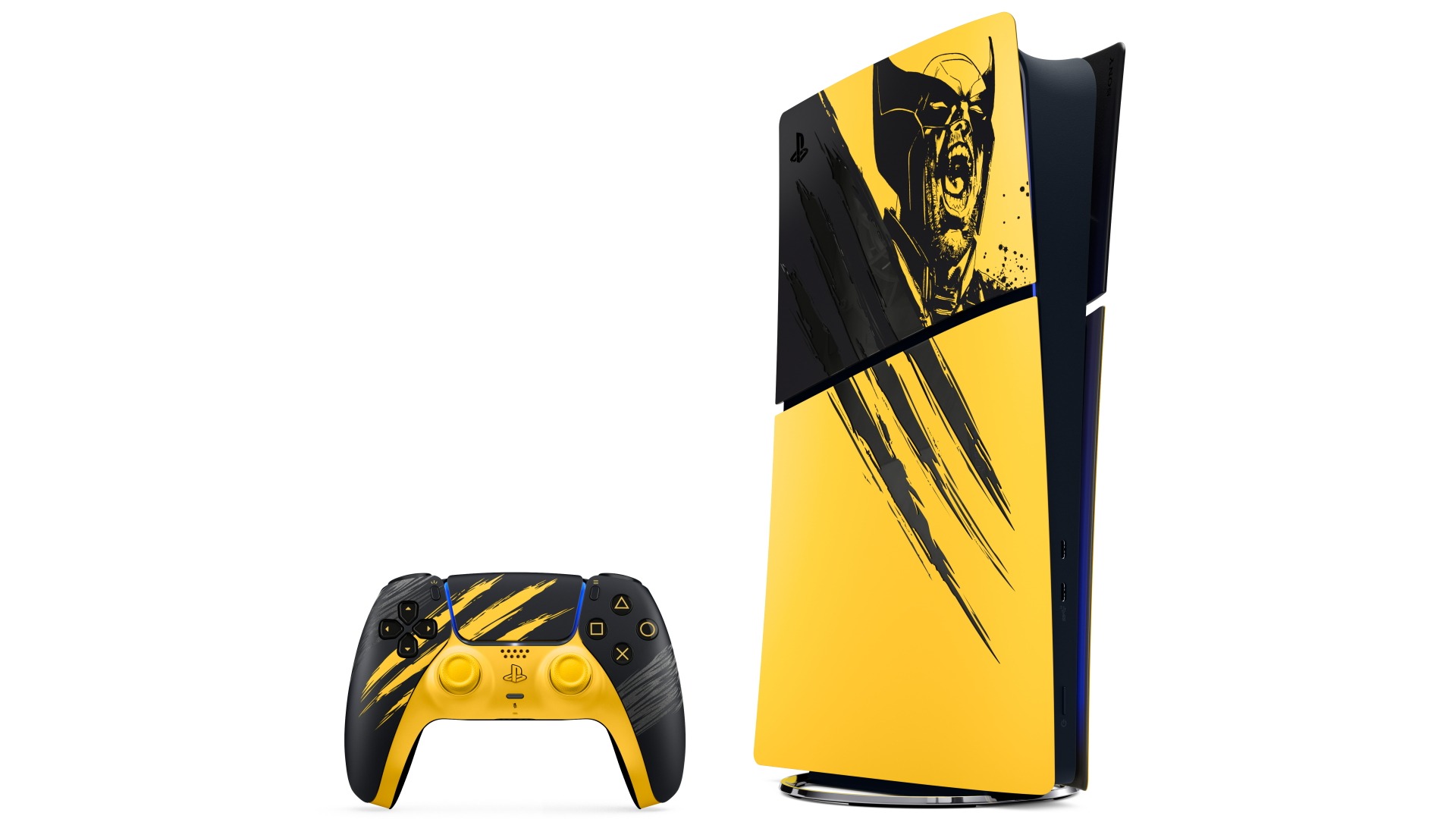 PlayStation 5 Digital Edition - Marvel's Wolverine Battle Yellow Limited Edition Bundle