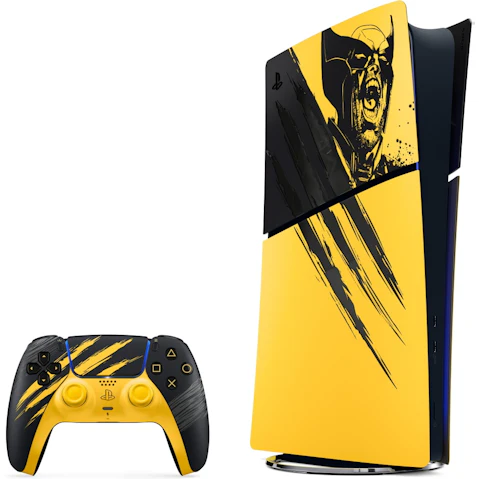 PlayStation 5 Digital Edition - Marvel's Wolverine Battle Yellow Limited Edition Bundle