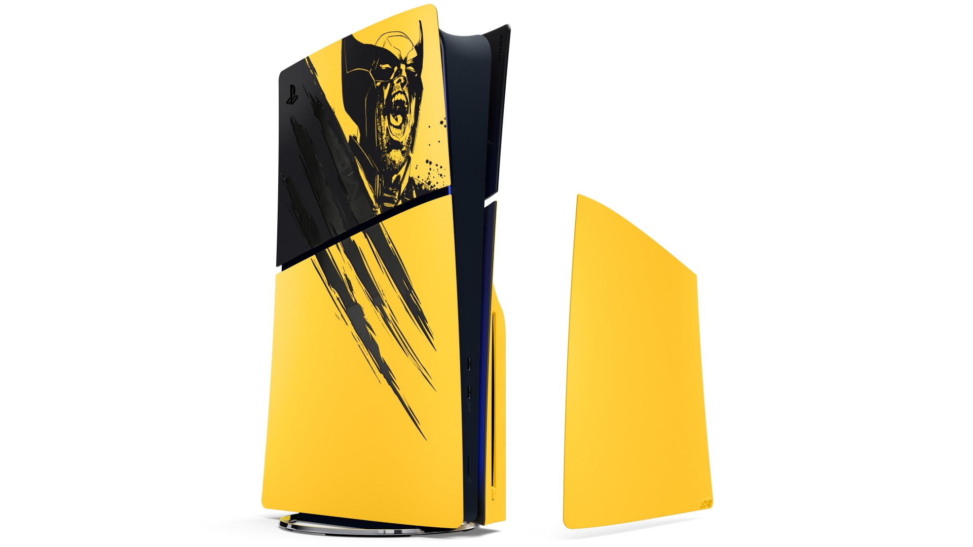 PS5 Console Cover - Marvel's Wolverine Battle Yellow Limited Edition