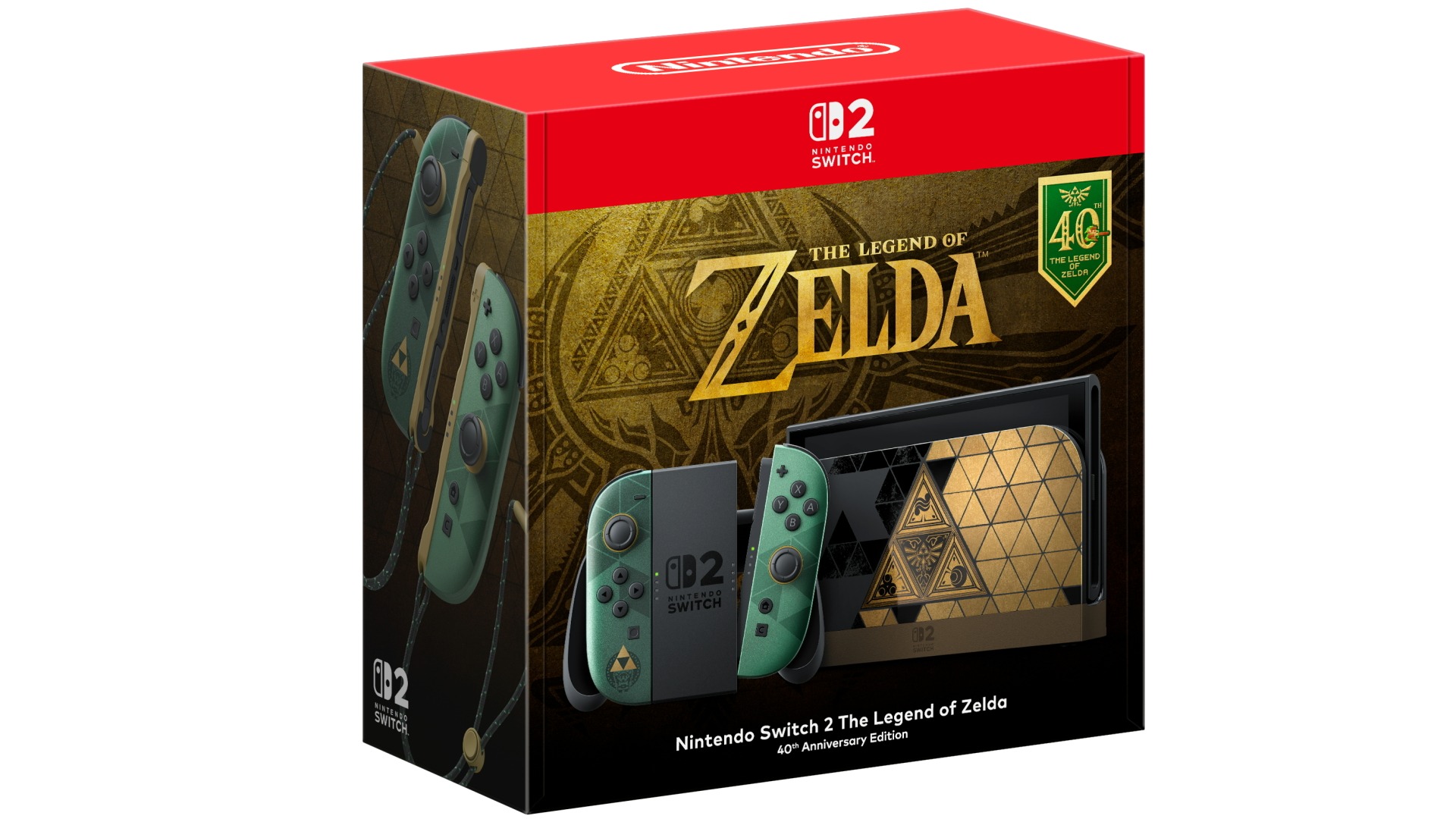 Nintendo Switch 2 The Legend of Zelda 40th Anniversary Edition