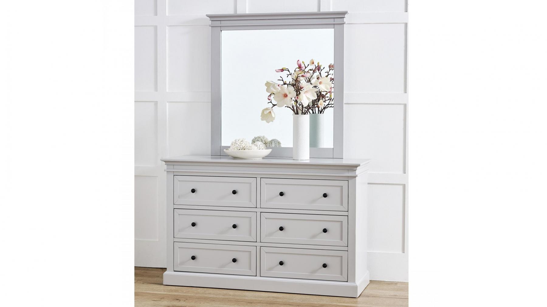 Spencer 6-Drawer Dresser with Mirror