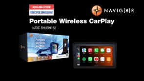 Navig8r 7-inch Portable CarPlay/Android Auto Touchscreen Display
