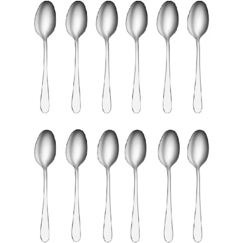 Tablekraft Luxor Stainless Steel Dessert Spoons - Set of 12