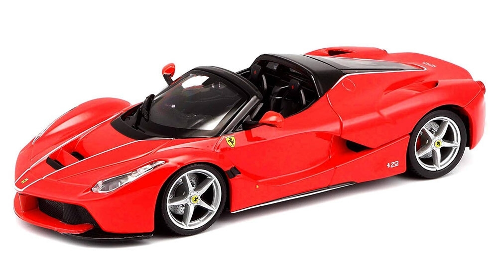 Bburago 1:24 Ferrari R&P LaFerrari Aperta Open Roof - Red