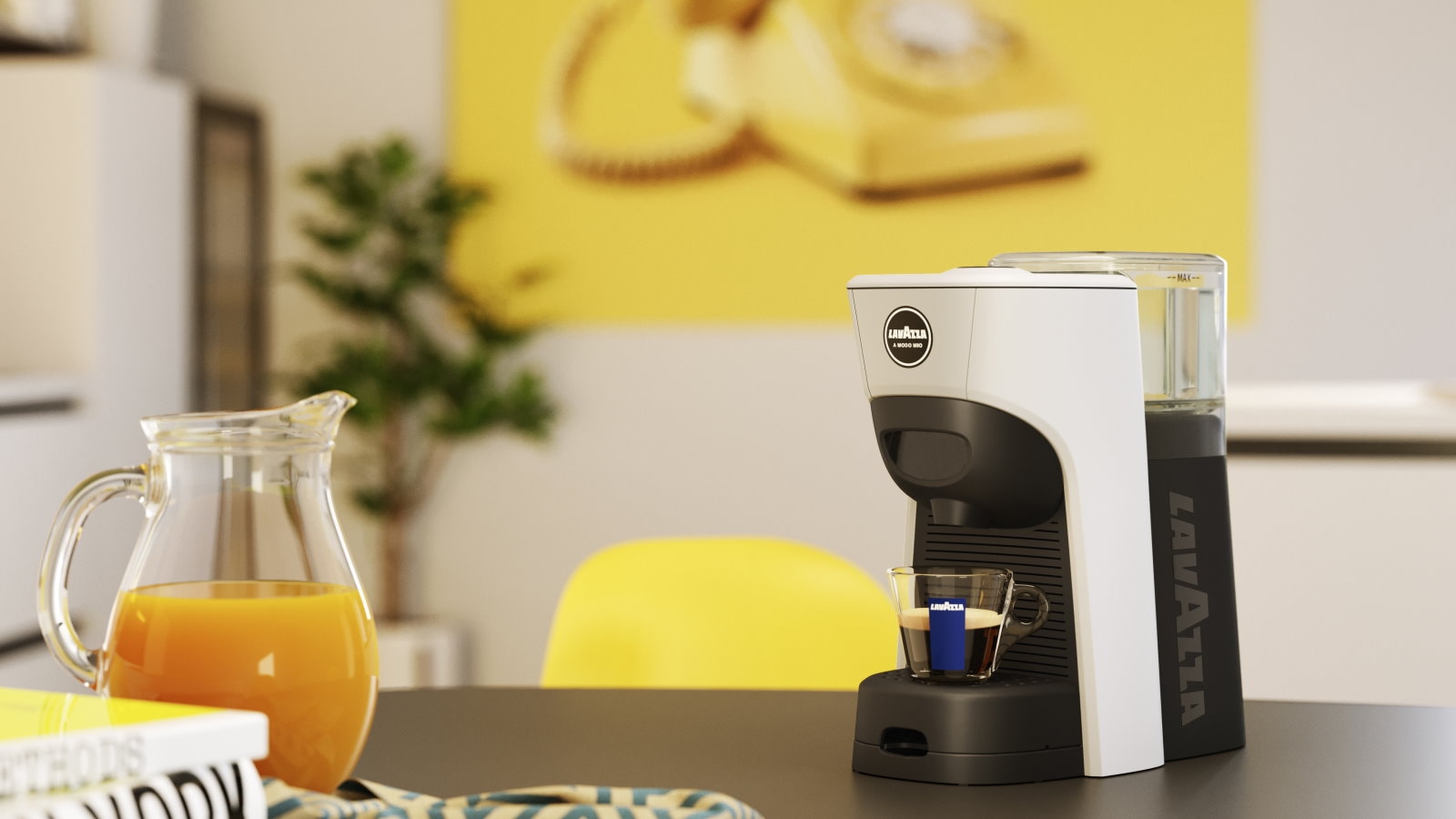 Lavazza Tiny Eco A Modo Mio Capsule Coffee Machine White Harvey Norman