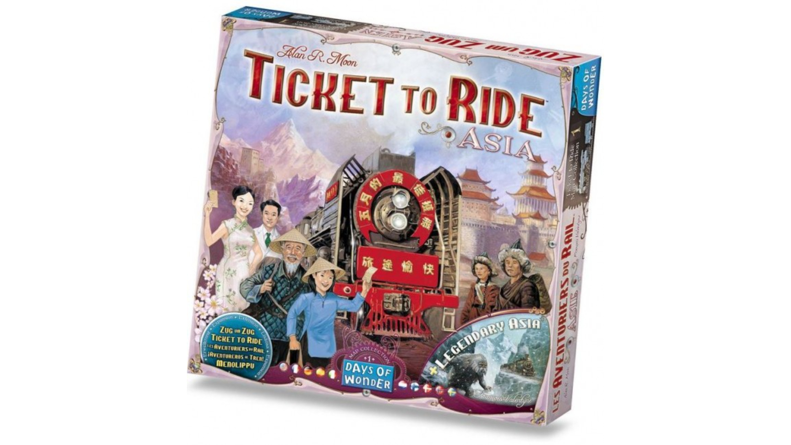 Ticket to Ride Map Collection Volume 1 Asia Board Game
