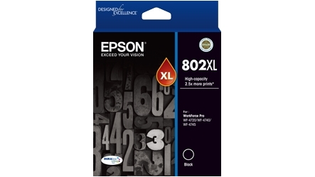 Epson 802XL DURABrite Ultra Black Ink Cartridge | Harvey Norman